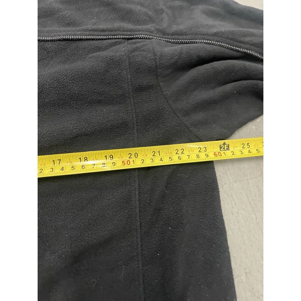 Nike Fit Vintage 1/4 Zip Fleece Jacket‎ Men's XL Black White Tag Rare Retro